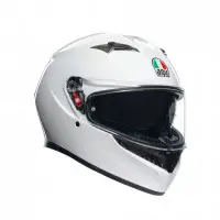 Full-face helmet AGV K3 E2206 MPLK MONO SETA White