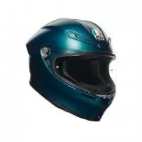 Full-face helmet AGV K6 S E2206 MPLK fiber Green petroleum