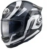 Arai QUANTIC SNAKE WHITE Full Face fiber Helmet Black White