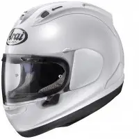 Arai RX-7 EVO full face helmet in White fiber