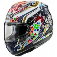 Arai RX-7 V EVO NAKAGAMI GP2 full face helmet in Multicolor fibe