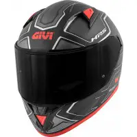 Givi 50.6 Stoccarda Sport Deep full face helmet  Matt Black Red