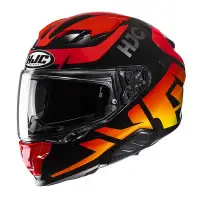 Hjc Fine F71 Bard bright red helmet
