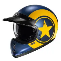 Hjc Full helmet V60 NYX yellow opaque blue