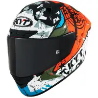KYT NZ RACE BLAZING MATT RED E06 fiber helmet
