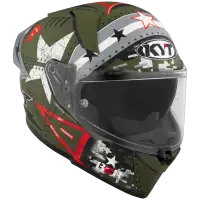 Full-face helmet Kyt R2R MAX ASSAULT E06 Matt military green