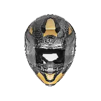 Premier HYPER CARBON TK 19 22.06 Carbon Grey Gold Full-face Helmet