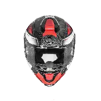 Premier HYPER CARBON TK 92 22.06 Carbon Grey White Red Full-face helmet