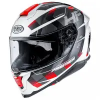 Premier HYPER HP2 ECE 22.06 full face helmet fiber Red White Grey