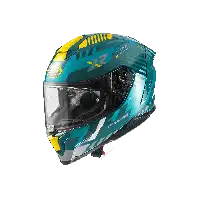 Premier HYPER XR21 22.06 Fiber Full-face Helmet Blue Yellow