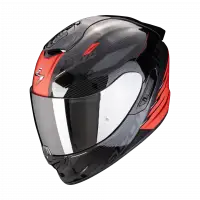Full-face helmet Scorpion EXO 1400 EVO 2 AIR LUMA fiber Black Red