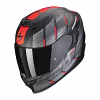 Scorpion EXO 520 EVO AIR MAHA Full Face Helmet Matt Black Red