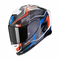 Full-face helmet Scorpion EXO R1 EVO AIR COUP fiber Black Red Blue