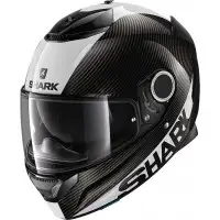 Shark Spartan Carb 1.2 Skin fiber full face helmet carbon white silver