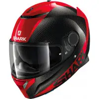 Shark Spartan Carb 1.2 Skin fiber full face helmet carbon red