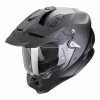 Full-face touring helmet Scorpion ADF 9000 AIR SOLID fiber Black