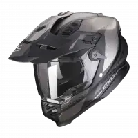 Scorpion ADF 9000 AIR TRAIL full-face fiber touring helmet Matte Black Silver