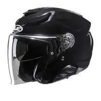 Hjc Metallic black jet f31 helmet