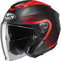 Hjc I30 Dexta jet helmet Black Red