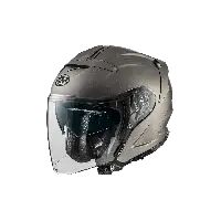 Premier JT5 U17BM Fiber Jet Helmet Grey