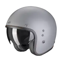 Scorpion BELFAST EVO SOLID Fiber Jet Helmet Cement Gray Matte