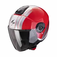 Jet helmet Scorpion EXO CITY II VEL Red White