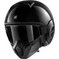 Shark Street Drak Blank jet helmet black