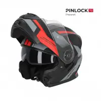 Acerbis SEREL 2206 Modular Helmet Black Red