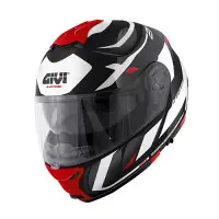 Givi X21 Evo Number Black White Red Modular Helmet