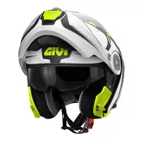 Givi X.27 DIMENSION flip up helmet Black White Yellow