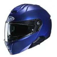 Hjc Modular helmet i91 metallic blue seeds