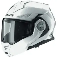 LS2 FF901 ADVANT X SOLID modular helmet White ECE 22-06