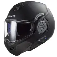 LS2   FF906 Advant Solid 4X UCS matte black modular helmet