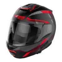 Nolan N100-6 SURVEYOR N-COM Modular Helmet Black Red