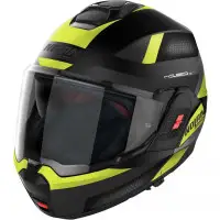 Modular Helmet Nolan N120-1 SUBWAY N-COM Black Matte Yellow