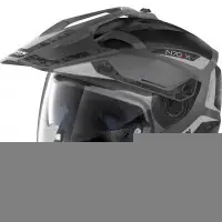 Nolan N70-2 X TORPEDO N-COM flip-up helmet Grey Matt