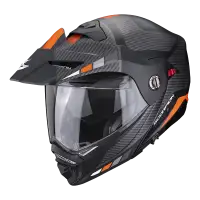 Scorpion ADX 2 CAMINO Modular Helmet Matt Black Silver Orange