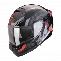 Scorpion EXO 930 EVO SIKON Modular Helmet Black Silver Red