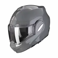Scorpion EXO TECH EVO SOLID Fiber Modular Helmet Cement Gray