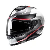 HjcIntegral motorcycle helmet  i71 NIOR Red Black Gray White
