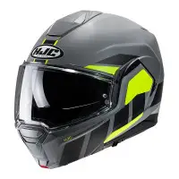 Hjc Modular motorcycle helmet  i100 BEIS Yellow Gray Black