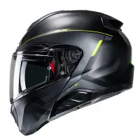 Hjc Modular motorcycle helmet  RPHA91 COMBUST Yellow Black