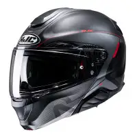 Hjc Modular motorcycle helmet  RPHA91 COMBUST Red Black Gray