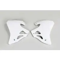 UFO Radiator Manifolds for Honda CRE 50 and CR 125-250 White