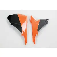 UFO Filter Box Cover for KTM SX and SX-F Orange Black