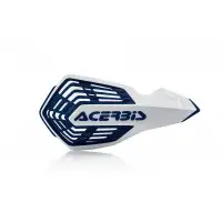 Acerbis X-Future White Blue cross handguards