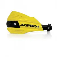 Acerbis pair of universal handguard cross X-Factor yellow