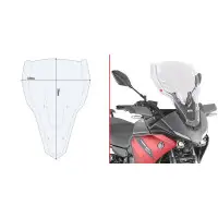 Givi D2148ST High Windshield For Yamaha Tracer 700 2020 Transparent