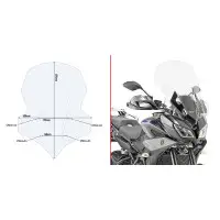 Givi 2139dt transparent screen specific for Yamaha Tracer 900-900GT 18-19