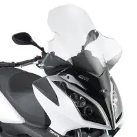 Windscreen Givi for Kymko with hand guards